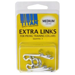 Titan Extra Links for Prong Training Collars (size: Medium - 3 count)